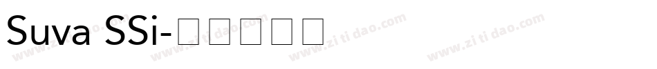 Suva SSi字体转换